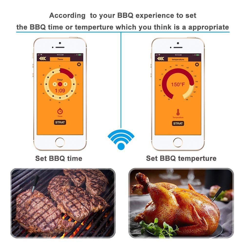 TY520 Kitchen Barbecue Smart Thermometer Food Baking Thermometer Lightweight Waterproof Temperature Meter TY520 Kitchen Barbecue Smart Thermometer Food Baking Thermometer Lightweight Waterproof Temperature Meter